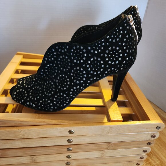 Alfani Sparkly Suede Bootie (Black) 8M - Picture 5 of 5